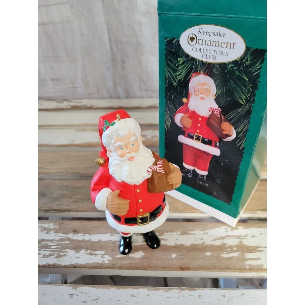 Hallmark Santa‎ 1996 Rudolph ornament Xmas holiday tree